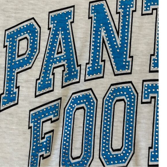 Women's NFL Carolina Panthers Football Space Dye Top • Medium • NWT - Picture 5 of 9